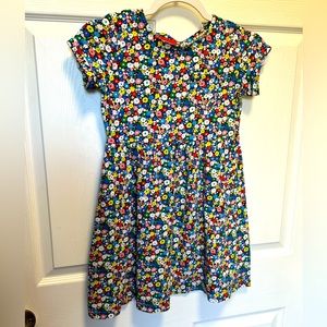 Mini Boden floral short sleeve dress Size 9-10